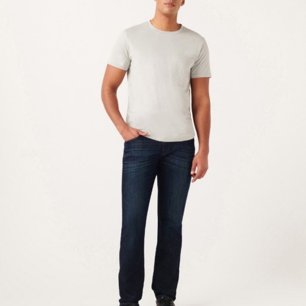 7 for all mankind “Standard” Straight Leg Blue Denim Jeans -34